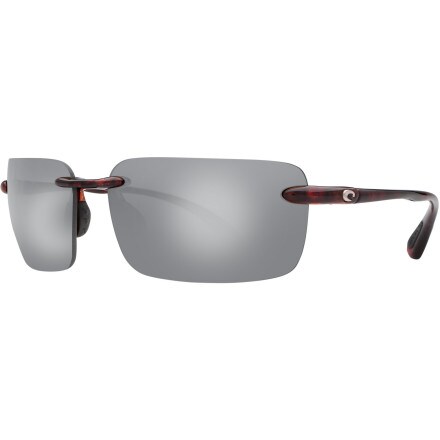 Costa - Cayan 580P Polarized Sunglasses - Tortoise/Silver Mirror