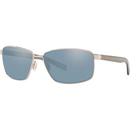 Costa - Ponce 580G Polarized Sunglasses - Brushed Silver Frame/Gray