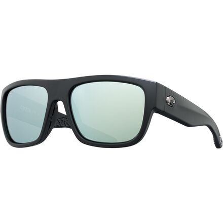 Costa - Sampan 580G Polarized Sunglasses - Matte Black Frame/Gray Silver Mirror