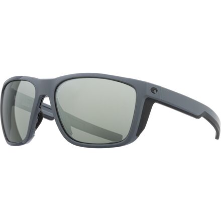 Costa - Ferg 580G Polarized Sunglasses - Shiny Gray/580G Glass/Gray/Silver Mirror