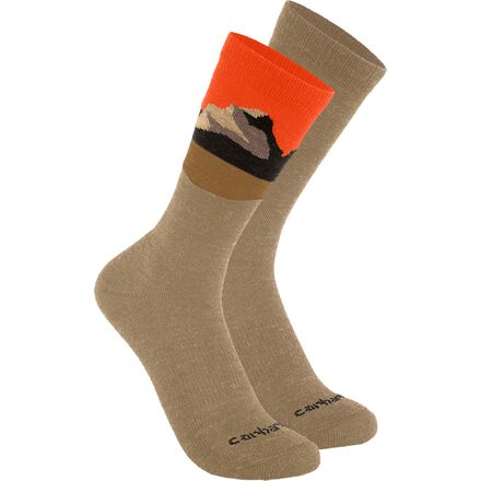 Synthetic-Wool Blend Mountain Crew Sock - 2-Pack - Men's