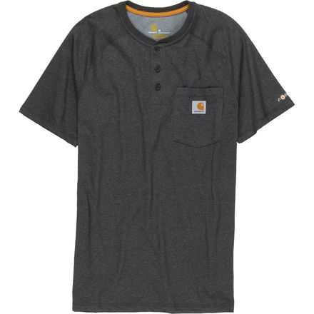 Carhartt - Force Cotton Delmont Short-Sleeve Henley Shirt - Men's