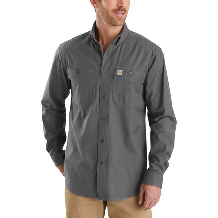 Rugged Flex Midweight Canvas Long-Sleeve Shirt - Men's