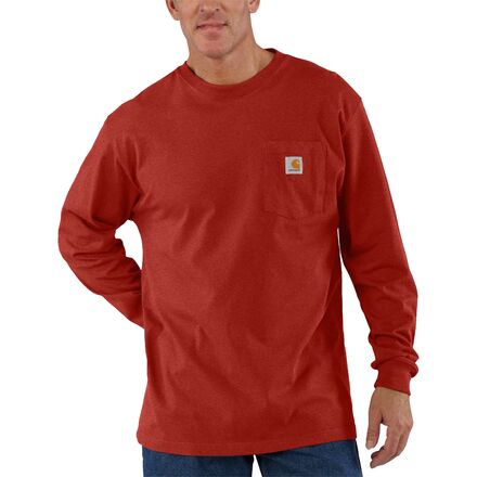 Carhartt - Workwear Pocket Long-Sleeve T-Shirt - Men's - Chili Pepper Heather