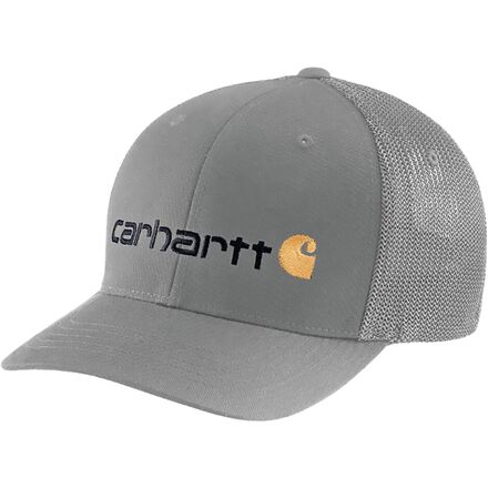 Carhartt - Rugged Flex® Fitted Canvas Mesh-Back Logo Graphic Cap