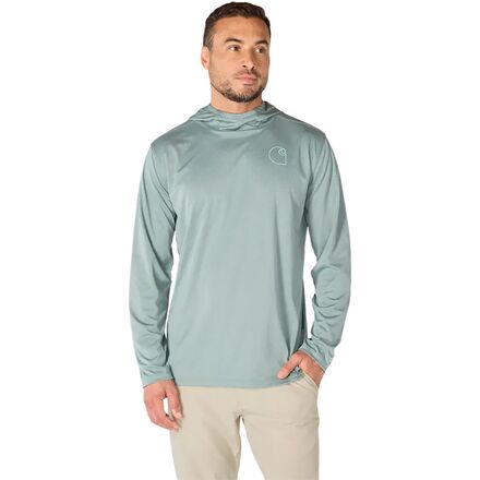 Force SunDefender LW Long-Sleeve Hooded Logo T-Shirt - Men's