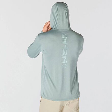 Carhartt - Force SunDefender LW Long-Sleeve Hooded Logo T-Shirt - Men's