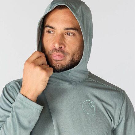 Carhartt - Force SunDefender LW Long-Sleeve Hooded Logo T-Shirt - Men's