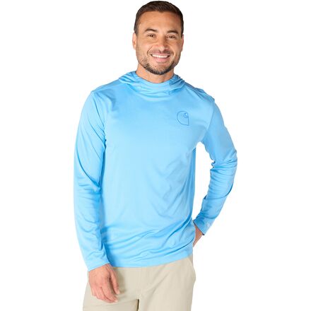 Force SunDefender LW Long-Sleeve Hooded Logo T-Shirt - Men's