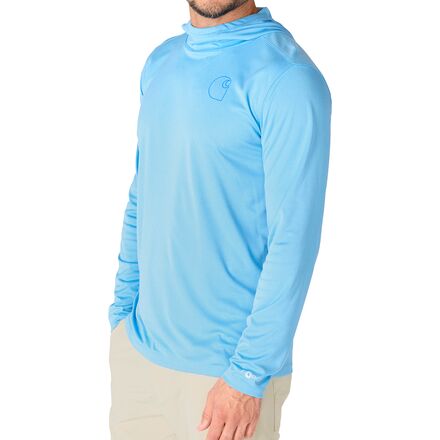 Carhartt - Force SunDefender LW Long-Sleeve Hooded Logo T-Shirt - Men's