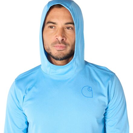 Carhartt - Force SunDefender LW Long-Sleeve Hooded Logo T-Shirt - Men's