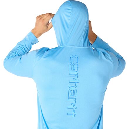Carhartt - Force SunDefender LW Long-Sleeve Hooded Logo T-Shirt - Men's