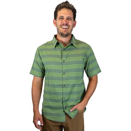 Club Ride Apparel - Vibe Jersey - Men's - Olive Punch Stripe