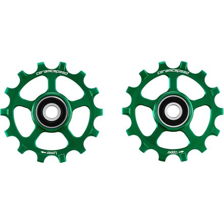 CeramicSpeed - 12-Speed Aluminum Pulley Wheels - Limited Edition Green