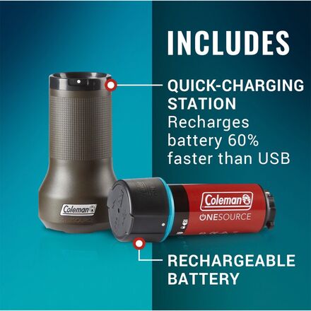 Coleman - OneSource 1-Port Quick-Charging Station + Battery