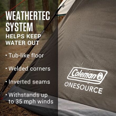 Coleman - Onesource Dome Tent: 4-Person 3-Season