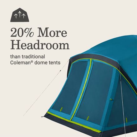 Coleman - Skydome Screen Room Tent: 6-Person 3-Season