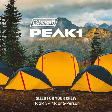 Coleman - Peak1 Backpacking Tent: 3-Person 3-Season