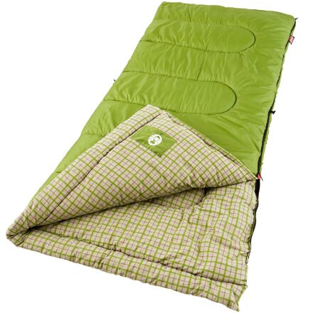 Coleman - Green Valley Cool Weather Sleeping Bag: 30F Synthetic - Green