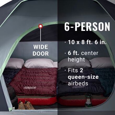 Coleman - Skydome Tent: 6-Person 3-Season