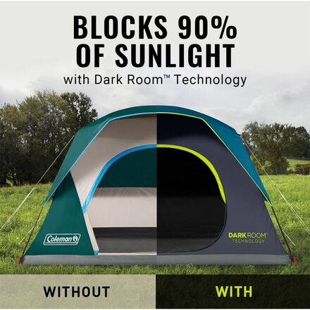 Coleman - Skydome Tent: 8-Person 3-Season - Darkroom