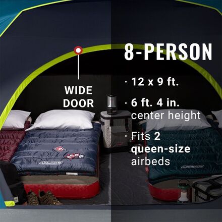 Coleman - Skydome Tent: 8-Person 3-Season - Darkroom