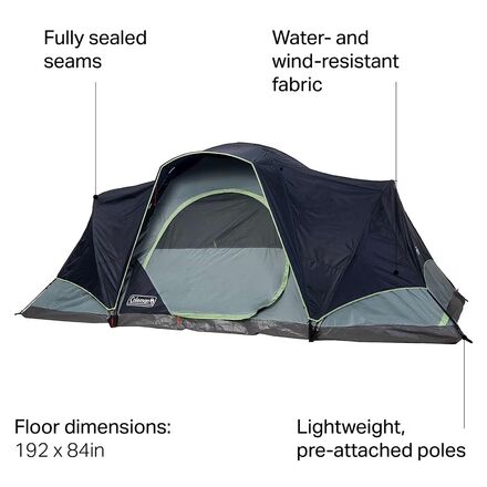Coleman - Skydome XL Tent: 8-Person 3-Season