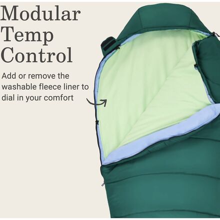 Coleman - Comfort Camp 3-in-1 Sleeping Bag: 30F Synthetic