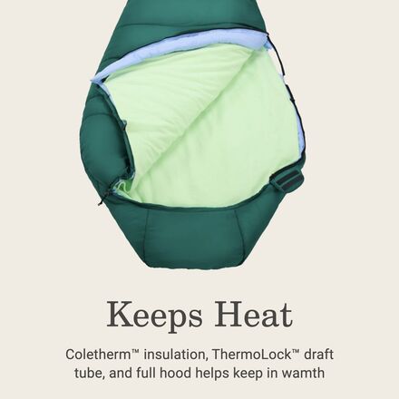 Coleman - Comfort Camp 3-in-1 Sleeping Bag: 30F Synthetic