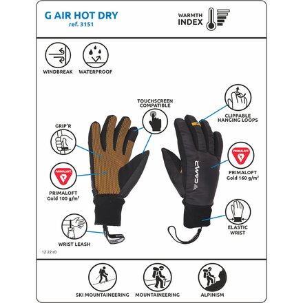CAMP USA - G Air Hot Dry Glove