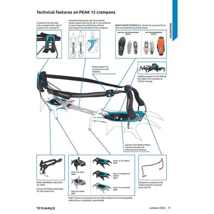 CAMP USA - Peak 12 Nanotech Crampon