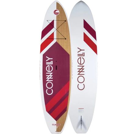 Connelly Skis - Classic Stand-Up Paddleboard + Paddle - White/Brown/Red