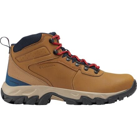 Columbia - Newton Ridge Plus II Waterproof Hiking Boot - Men's - Light Brown/Red Velvet