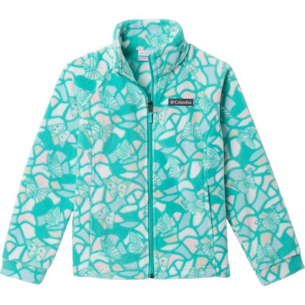 Benton Springs II Printed Fleece Jacket - Girls'