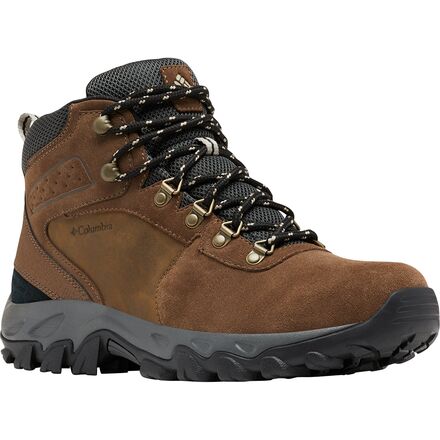 Columbia - Newton Ridge Plus II Suede WP Hiking Boot - Men's - Dark Brown/Dark Grey