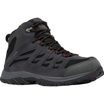 Columbia - Crestwood Mid Waterproof Hiking Boot - Men's - Black/Charcoal