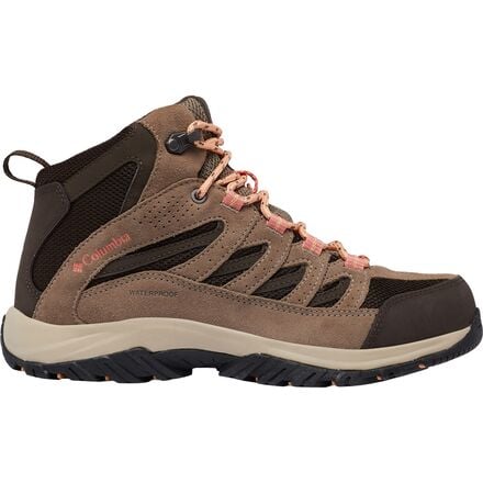 Columbia - Crestwood Mid Waterproof Hiking Boot - Women's - Cordovan/Mud