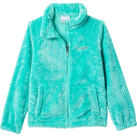 Fire Side Sherpa Hybrid Full-Zip Fleece Jacket - Girls'
