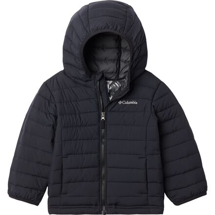 Columbia - Powder Lite Hooded Insulated Jacket - Toddler Boys' - Black2