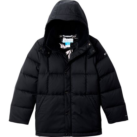 Columbia - Forest Park Down Hooded Puffer Jacket - Boys' - Black