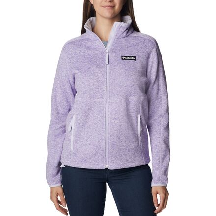 Columbia - Sweater Weather Full-Zip Jacket - Women's - Purple Tint/Heather