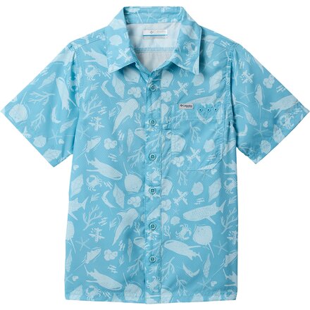 Super Slack Tide Short-Sleeve Camp Shirt - Boys'