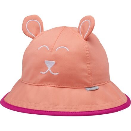 Columbia - Tiny Animal Bucket Hat - Toddlers' - Coral Reef/White