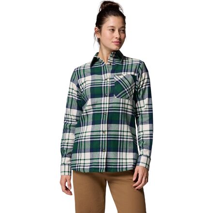 Calico Basin Flannel Long-Sleeve Shirt - Women's