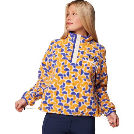 Columbia - Helvetia II Printed Cropped 1/2-Snap Pullover - Women's