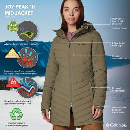Columbia - Joy Peak II Mid Jacket - Women's