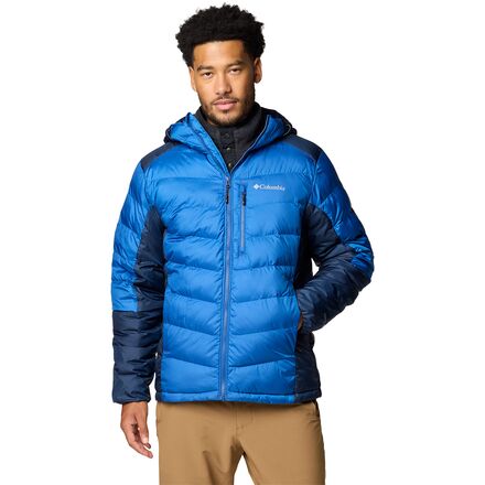 Columbia - Labyrinth Loop II Hooded Jacket - Men's - Mountain Blue/Collegiate Navy