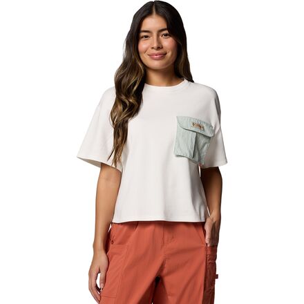 Cove Beach Cropped Pocket T-Shirt - Women's