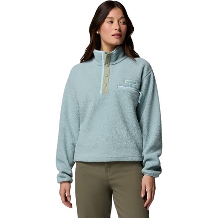 Helvetia II Cropped 1/2-Snap Fleece Pullover - Women's