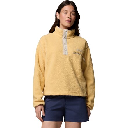 Helvetia II Cropped 1/2-Snap Fleece Pullover - Women's